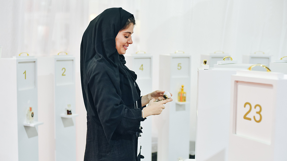 Beautyworld Saudi Arabia - Fragrance station
