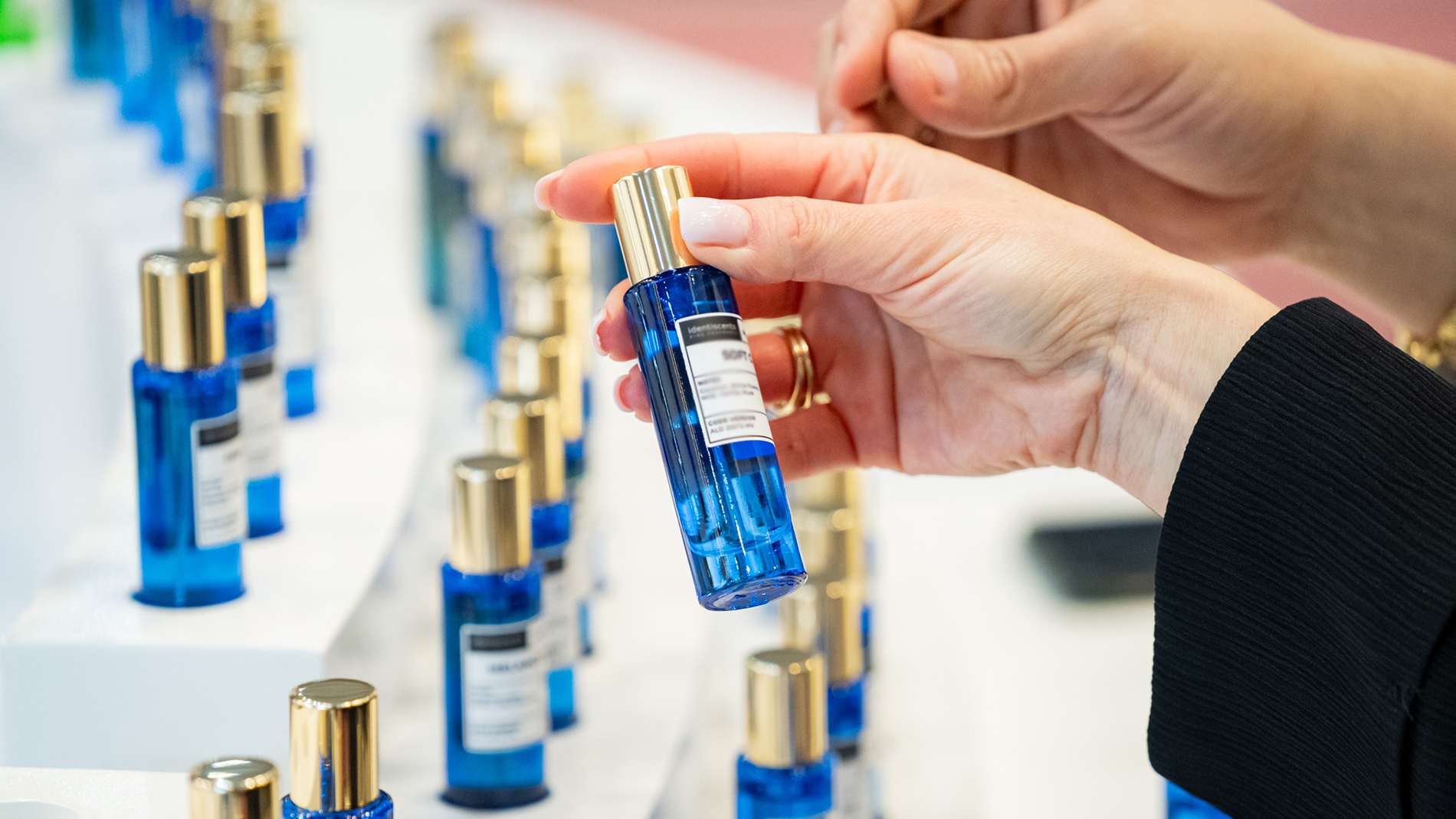 Beautyworld Riyadh - Fragrance products on display