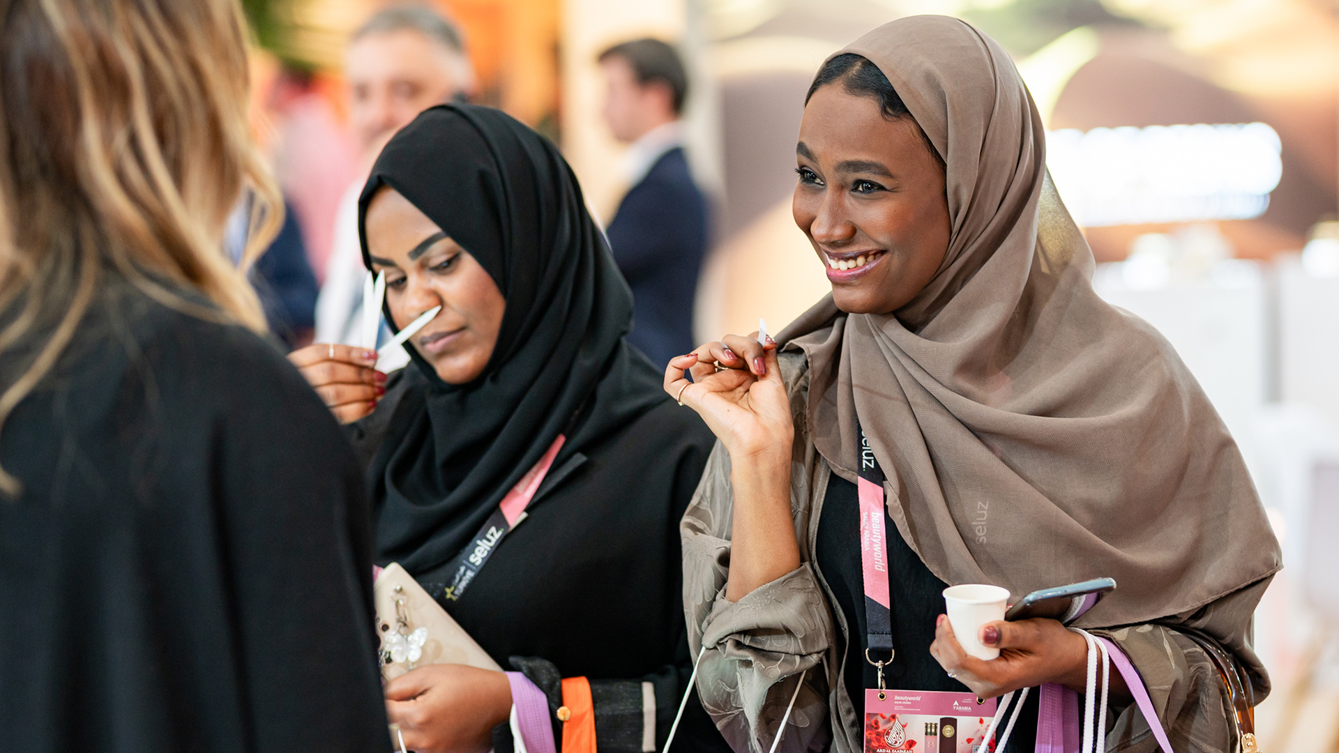 Beautyworld Riyadh - Visitor and exhibitor interaction