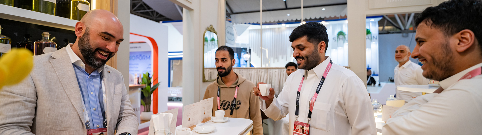 Beautyworld Riyadh - Exhibitors and Visitors Interaction